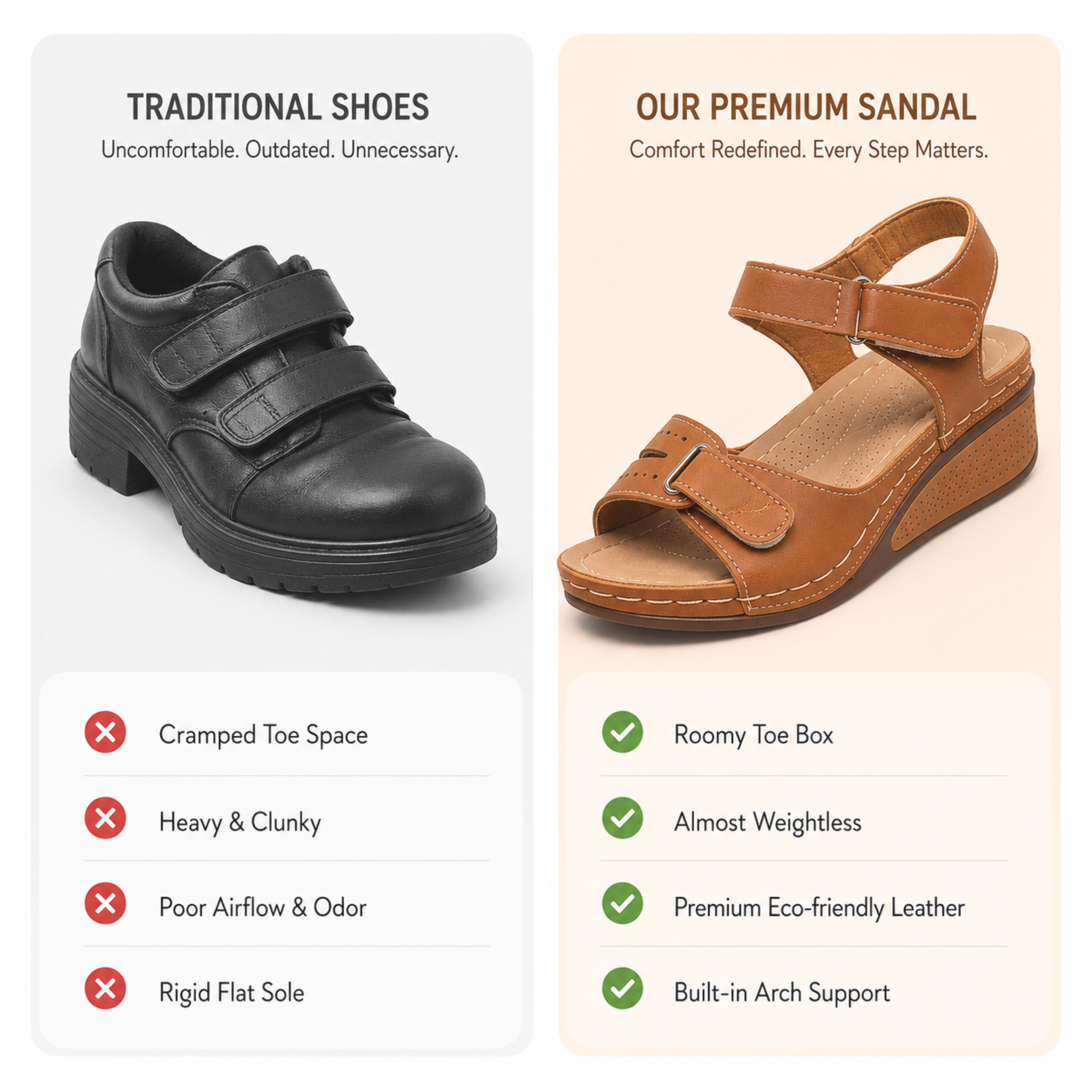 Frexira® | Stylish Pain Relief Sandal