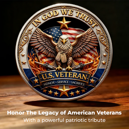 🔥 Last Day 60% OFF 🔥 250 Years of Freedom Veteran Tribute Coin