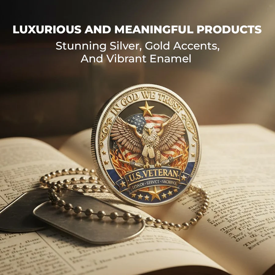 🔥 Last Day 60% OFF 🔥 250 Years of Freedom Veteran Tribute Coin